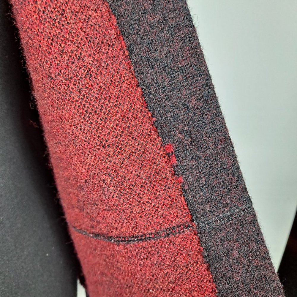 Moe Wool Button Down Sunflower Design Jacket Size… - image 7